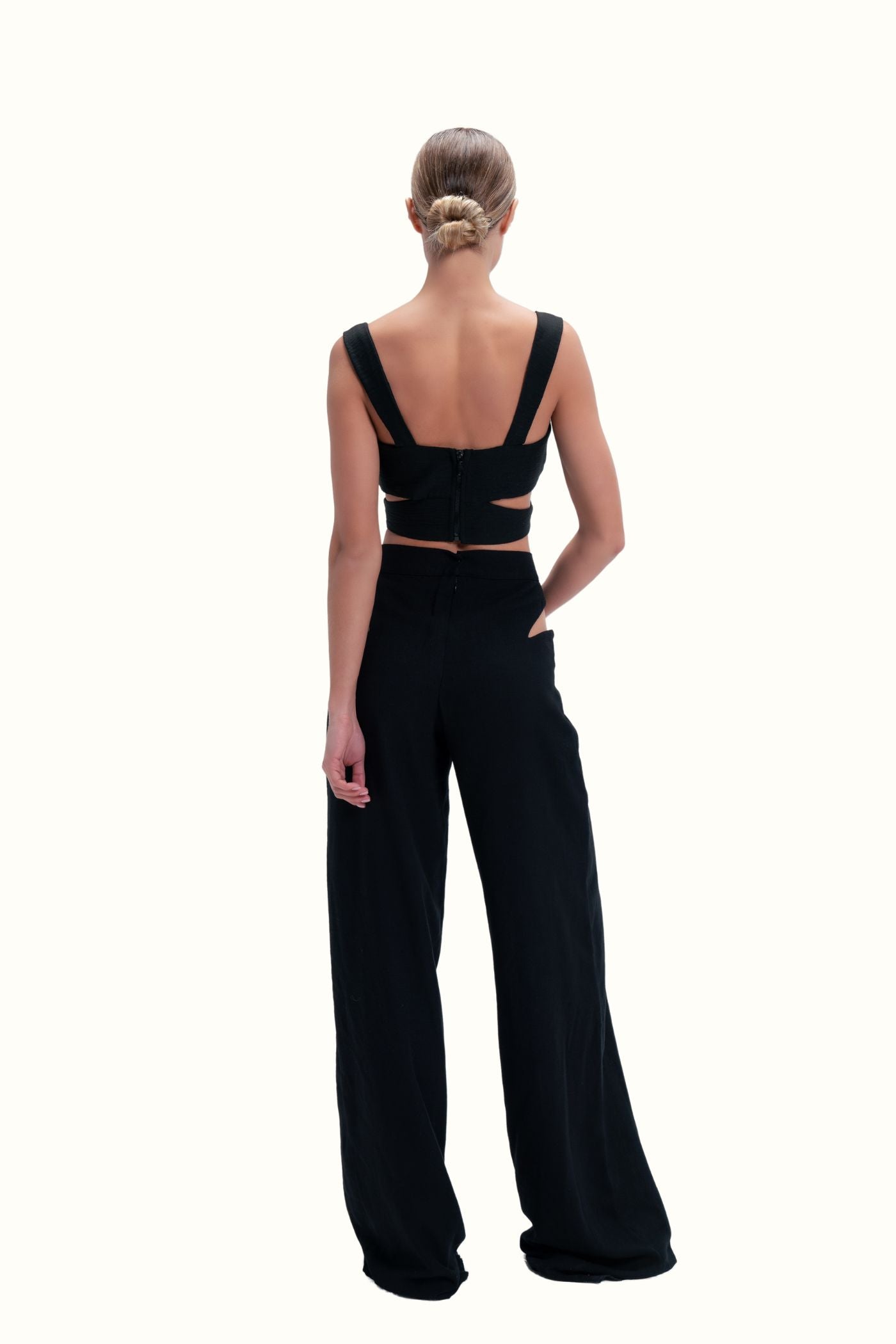 Cutout Bustier Crop Top