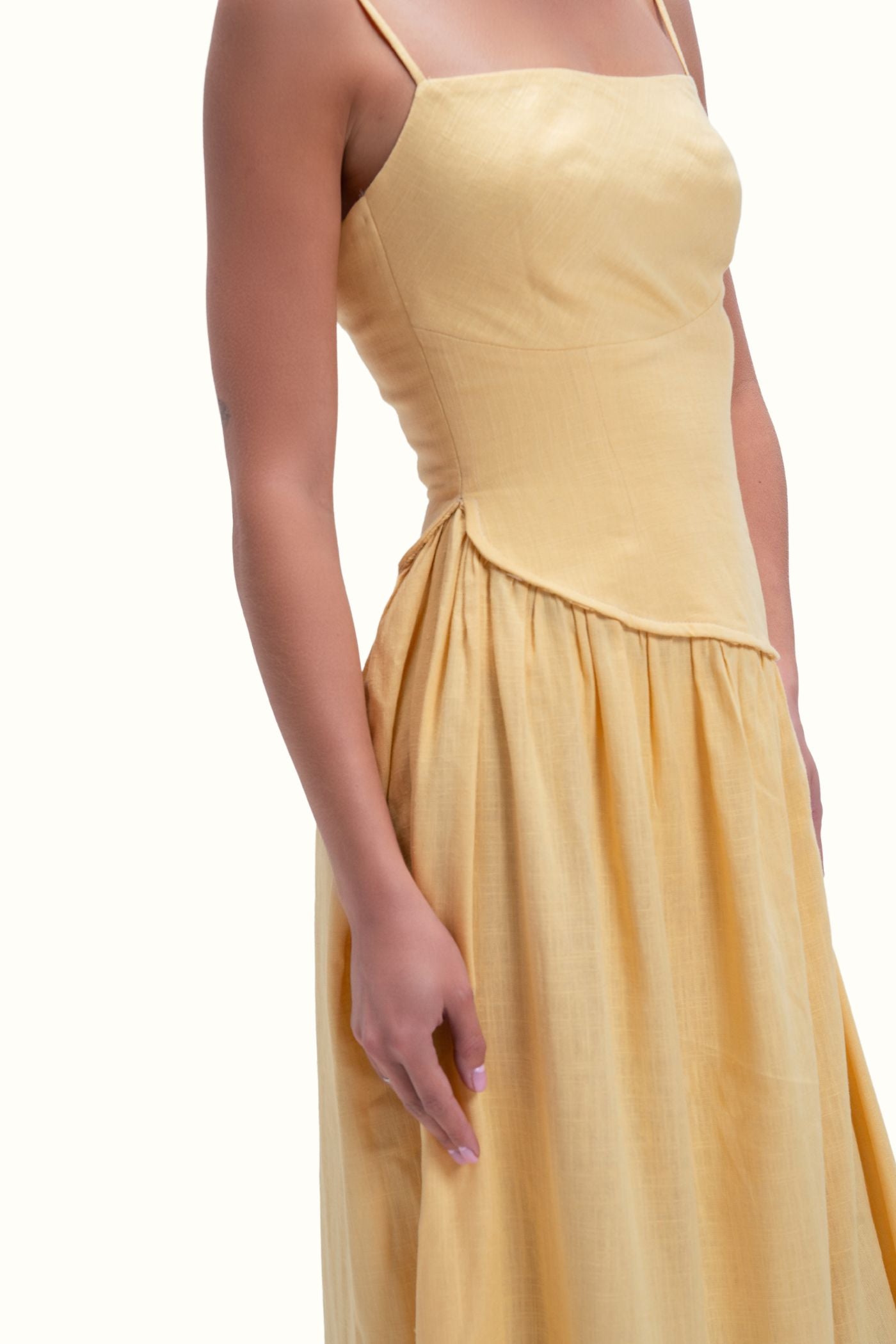 LUCE yellow summer dress