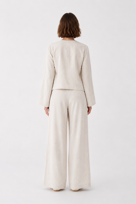 Solène Asymmetric Wrap TopLUCE
