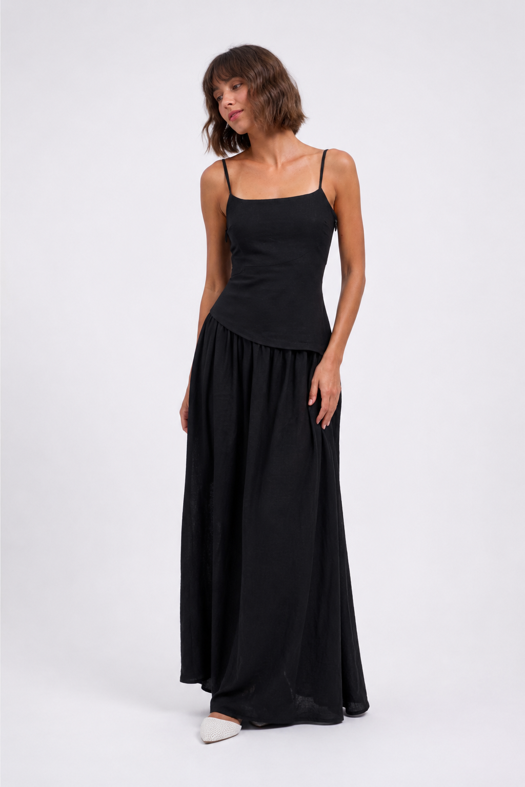Solène Drop-Waist Dress | LUCE