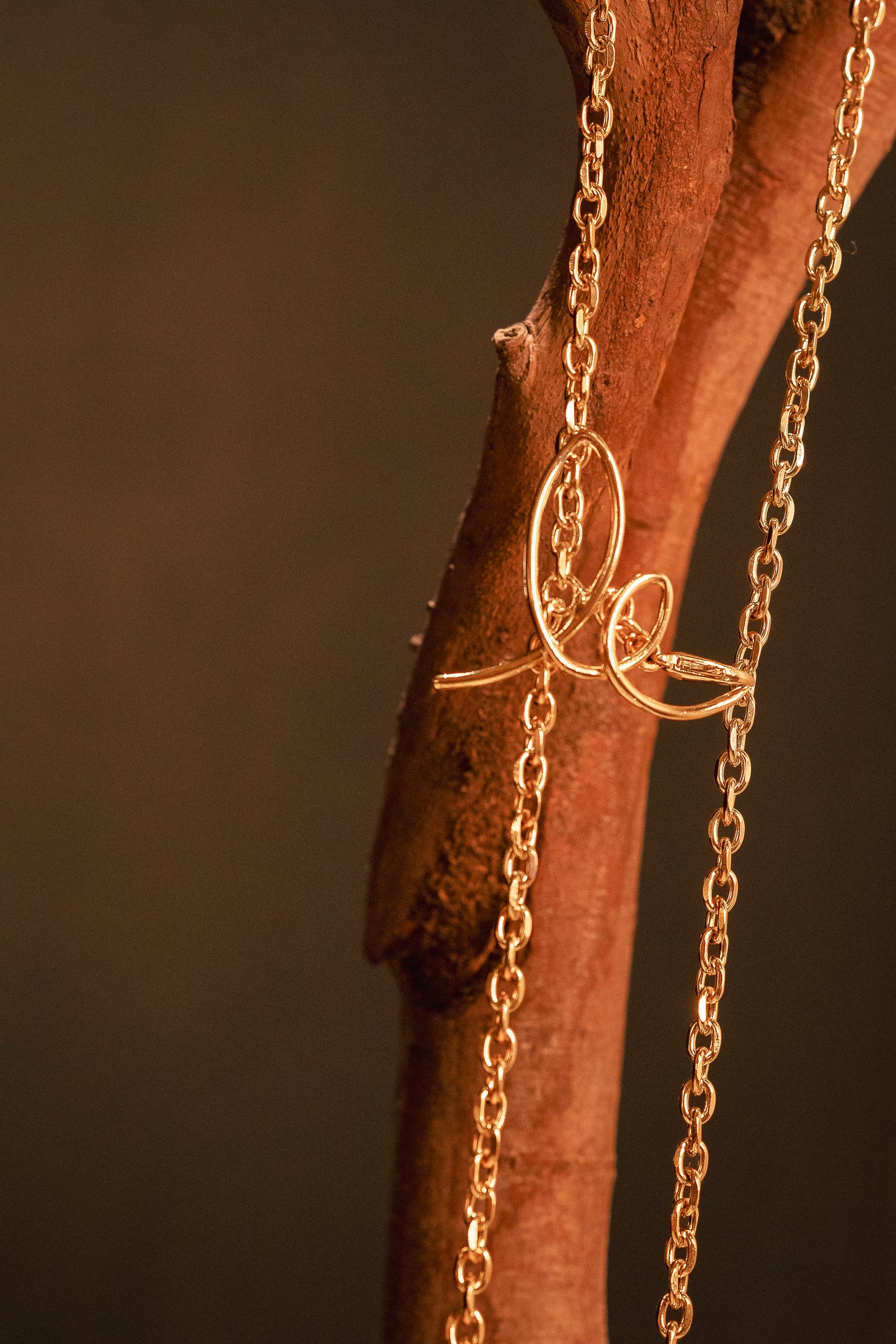 LUCE Logo Chain Belt