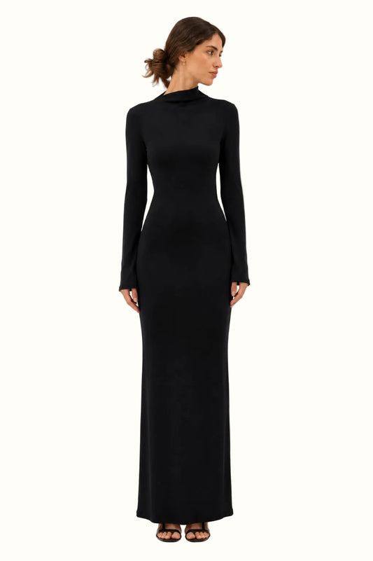 Knit Dress with Open-back and LogoLUCE