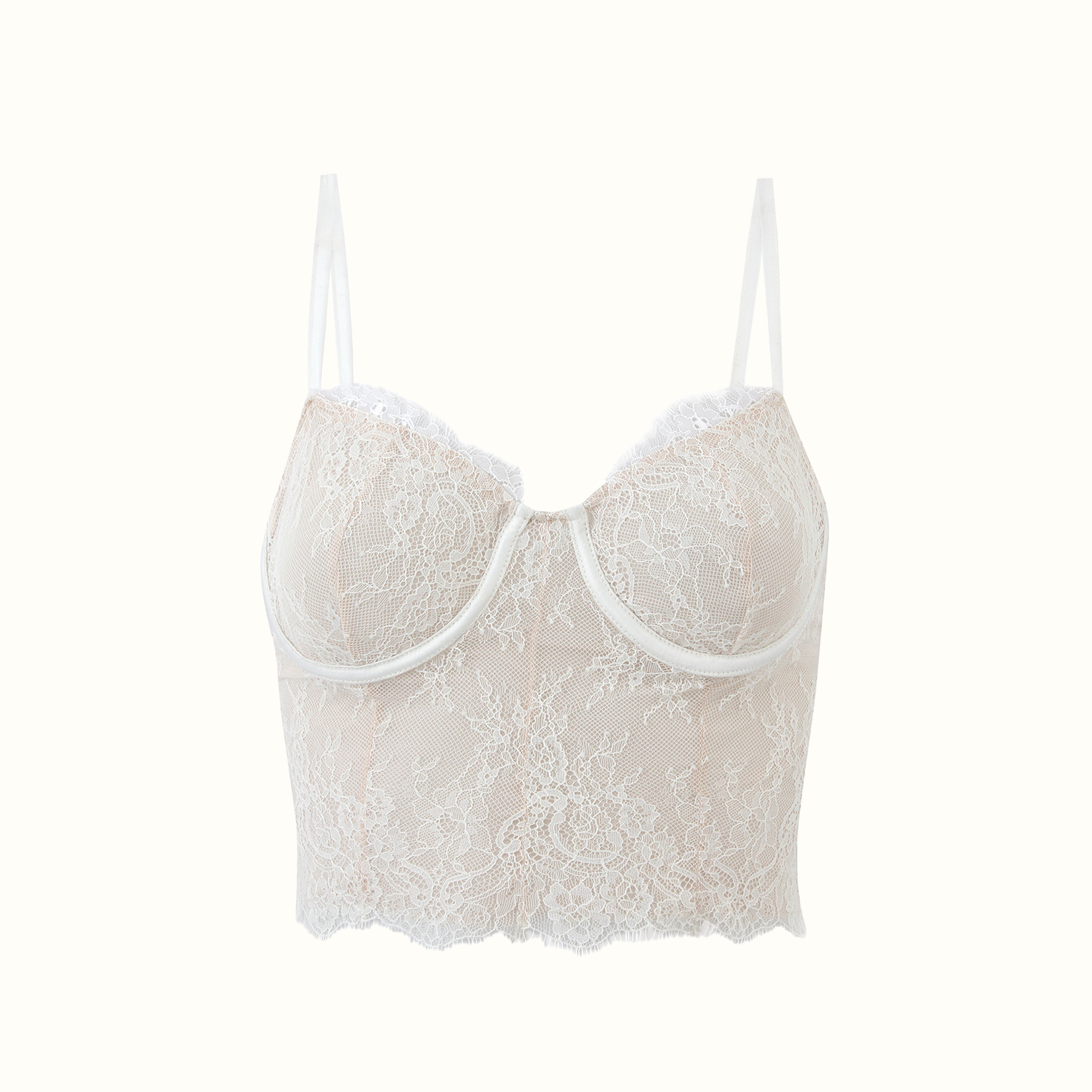 LUCE LACE CHANTILLY BUSTIER