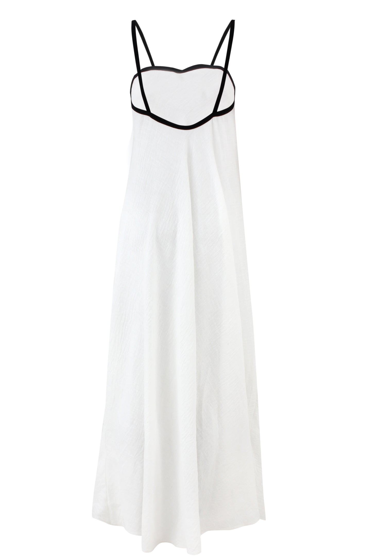 LUCE open back linen dress