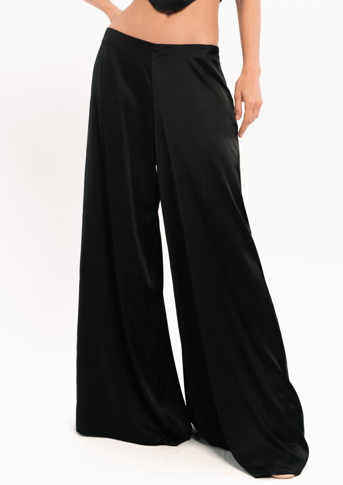 Silk Wide-leg pants