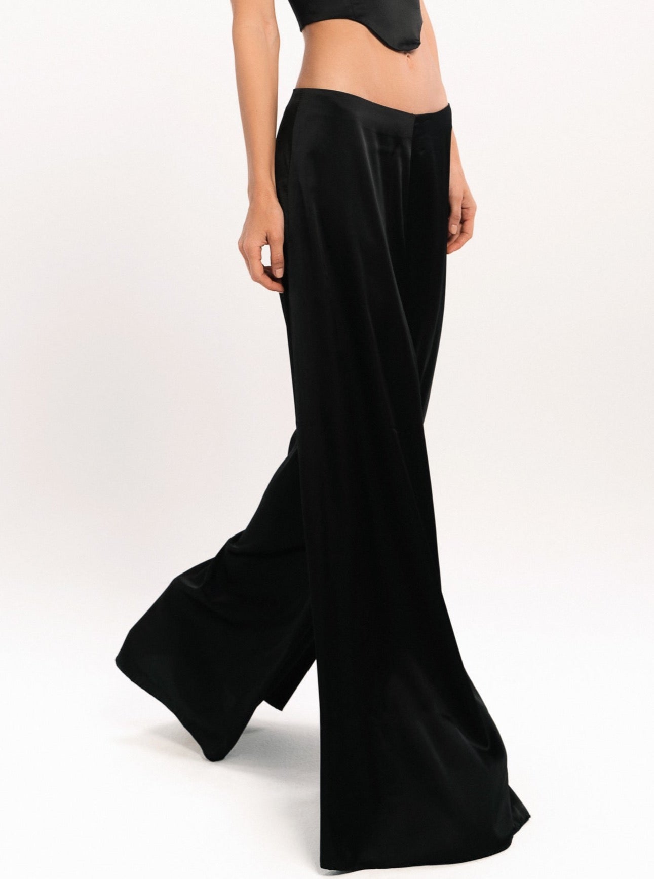 Silk Wide-leg pants