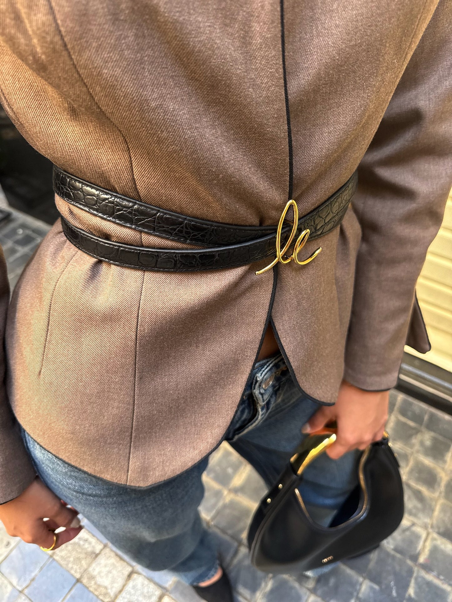 extra long leather belt